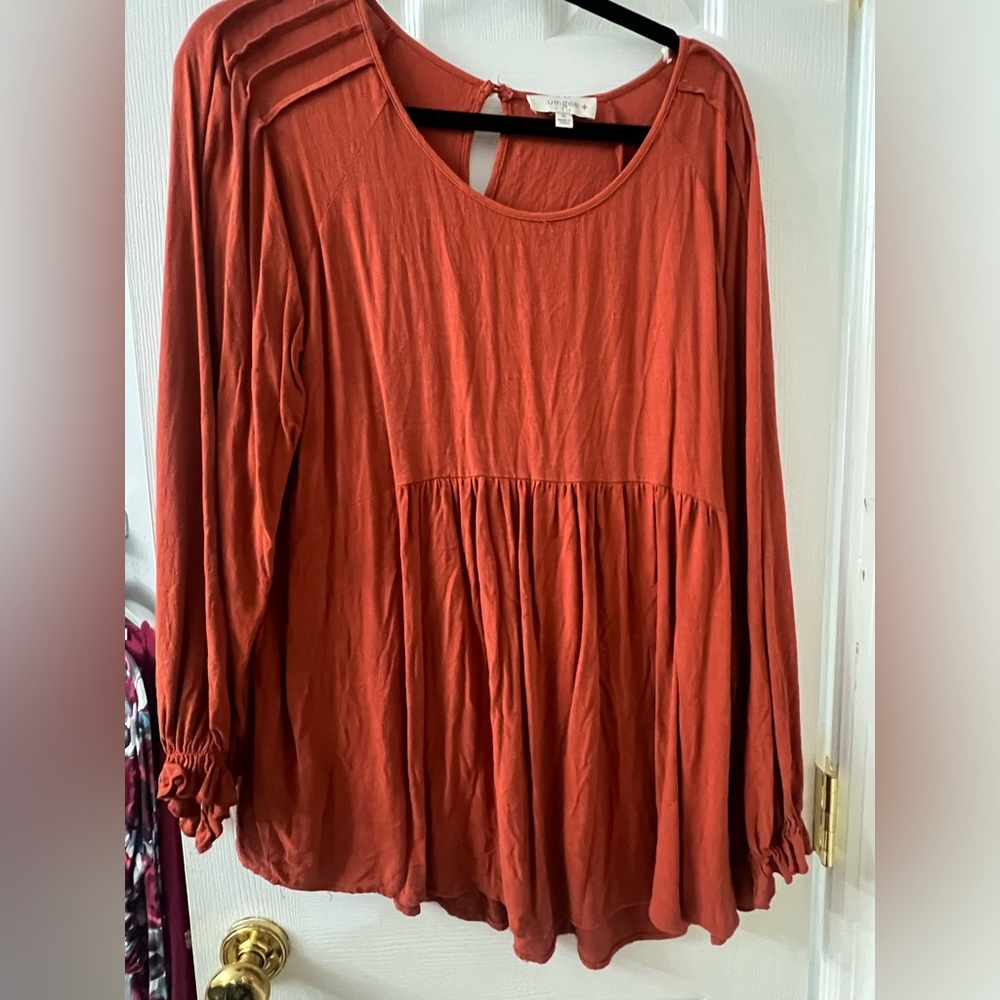 Umgee Burnt Orange XL top/tunic